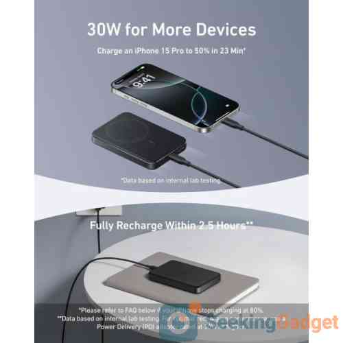 Anker MagGo Qi2 15W 10000mAh Magnetic Wireless Powerbank